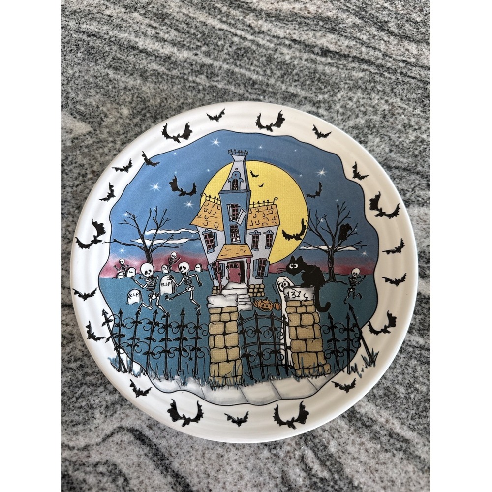 Homer Laughlin  Fiesta Halloween Night 9" Plate (1 Plate)